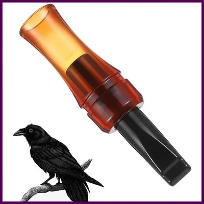 Portable Crow Bird Whistle with Realistic Sound Imitation Crow Call Decoy