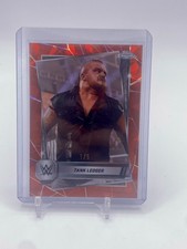 2025 Topps Chrome WWE /5 Red Sapphire #28 TANK LEDGER