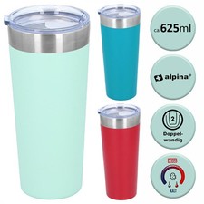 Edelstahl Thermobecher Isolierbecher Thermos Kaffebecher to go mit Deckel Becher