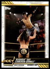 2021 TOPPS WWE NXT KUSHIDA DEF. CAMERON GRIMES #84 3826