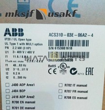 ONE NEW ABB ACS310-03E-06A2-4 2.2KW Inverter US Free tax