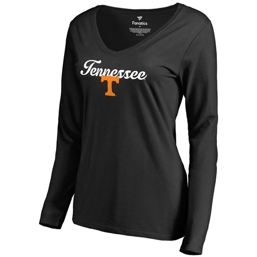 Women's Black Tennessee Volunteers Freehand Long Sleeve T-Shirt - 第 2/3 張圖片