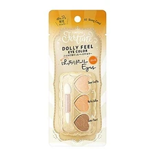 KOSE Fortune Dolly Feel Eye Color 02 (Honey Camel) Eyeshadow 3-Color Palette