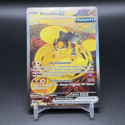 POKEMON EISENFELS EX 207/162 GEWALTEN DER ZEITEN KARTE DEUTSCH NEAR MINT 