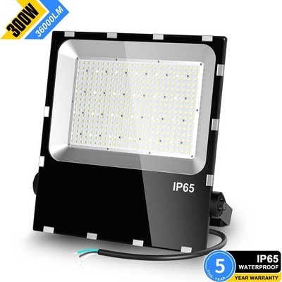 Commercial 300W LED Flood Light Outdoor Football Security Pole Fixture 36,000lm