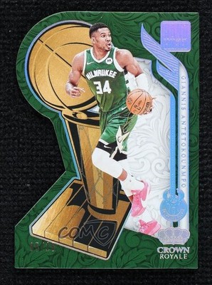 2023 Panini Crown Royale Silver International 5/18 Giannis Antetokounmpo #7 3d3
