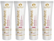4X Maharishi Ayurveda Ayurdent Classic Herbal Toothpaste - 75ml -free shipping