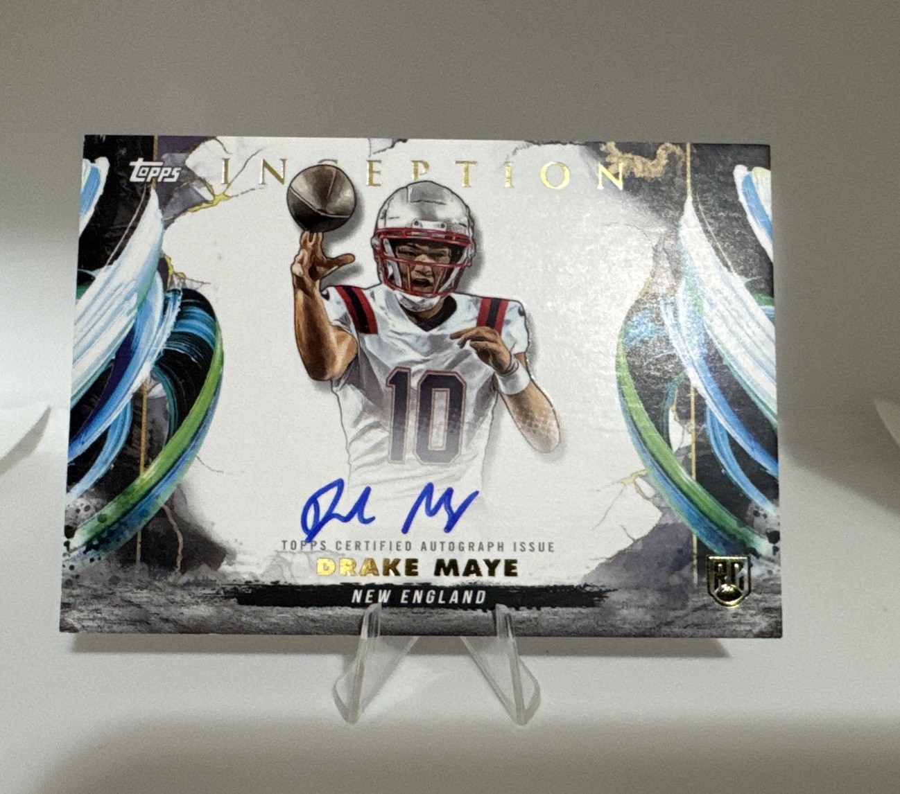 DRAKE MAYE 2024 TOPPS INCEPTION #RAV-DM ROOKIE VARIATION AUTOGRAPH AUTO PATRIOTS