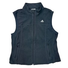 Adidas Giacca Gilet Pile Regolare Nero Donna Medium