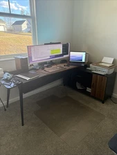 Tribesigns Large 78.7" L-Shaped Desk with Storage for Office and Computer