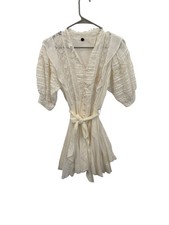 Free People White boho style dress size small