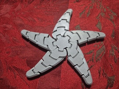 3d Printed Starfish Coaster Gray We Can Print In  Different Colors