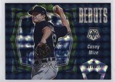 2021 Panini Mosaic Debuts Green Mosaic Prizm Casey Mize #PD13 ut4