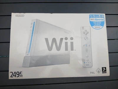 Console Nintendo WII Blanche inclus Wii Sports + 7 Jeux,4 Manettes,1 Volant  - Photo 1/4