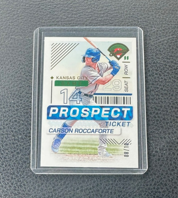 2024 Panini Prospect Edition Carson Roccaforte Gold Parallel 08/10