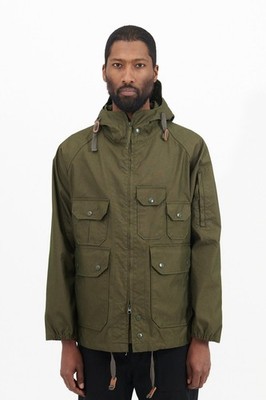 ジャケット・アウター ATLANTIC PARKER - PC POPLIN ENGINEERED GARMENTS OLIVE CP WEATHER POPLIN ATLANTIC PARKA