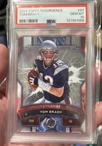 Tom Brady PSA 10 - 2024 Topps Resurgence - Patriots, Bucs, HOF, TB12 PSA 10 Gem