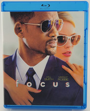 Focus Blu-ray DVD Will Smith Margot Robbie 2014 Crime Drama Heist Con Movie
