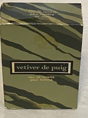 VETIVERE  DE PUIG EAU DE TOILETTE POUR HOME 60 ML VINTAGE + RARITÄT