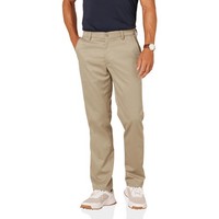 Amazon Essentials Herren Golf-Stretchhose, Gerade Geschnitten, Khakibraun, 33W