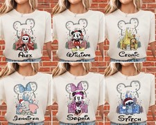 Personalized Disney Character Unisex Custom Hoodie Tshirt Men Women N901
