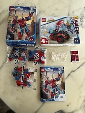 LOT 2 BOITES LEGO 76146 LE ROBOT DE SPIDER MAN + 10781 LE TECHNO TRIKE MARVEL