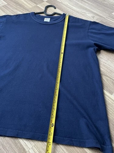 Whitesville 2 T-Shirt Heavy Weight Quali-T Navy Size L Mens Made In Japan image 10