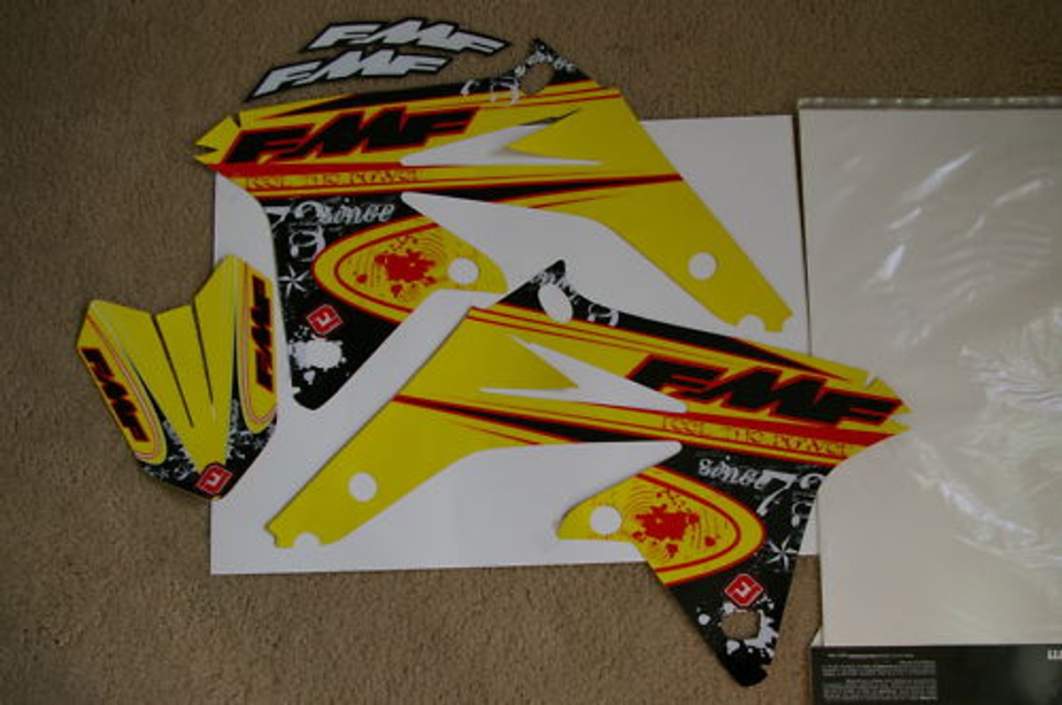 FLU DESIGNS FMF GRAPHICS SUZUKI RMZ450 2008- 2018 RMX450 | eBay