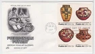 TurtlesTradingPost- Pueblo Indian Pottery 1977 #1706-09  FDC Artcraft Block of 4