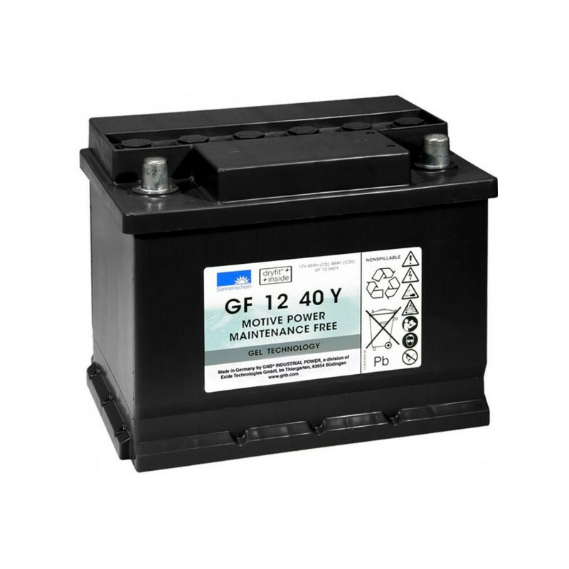 Batterie 12V 48Ah Sonnenschein GF12040Y Gel décharge lente pour camping-car