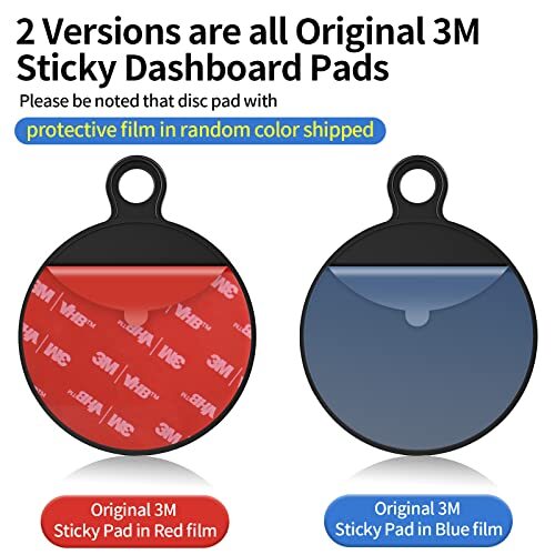 3 Pack Dashboard Pad Mounting Disk for Suction Cup Phone Mount Dash Cam Holder - Photo 6 sur 12