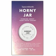 HORNY JAR Clitoral Balm Cream Women Shea Butter Sandalwood Bijoux Indiscreets