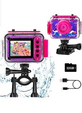 Waterproof Camera for kids 1080P HD Selfie Underwater Camera for GirlsDigital