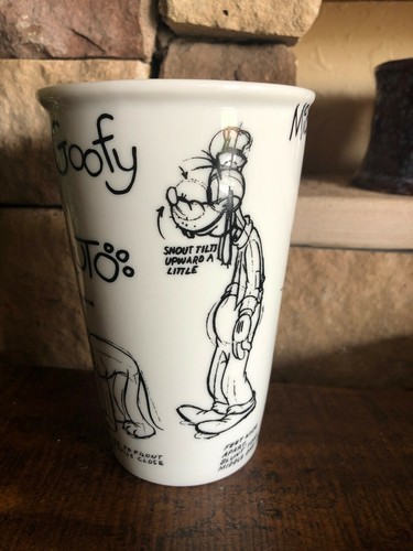 Disney Sketchbook Characters Double Wall Ceramic 8oz Tumbler with Lid - Picture 3 of 7