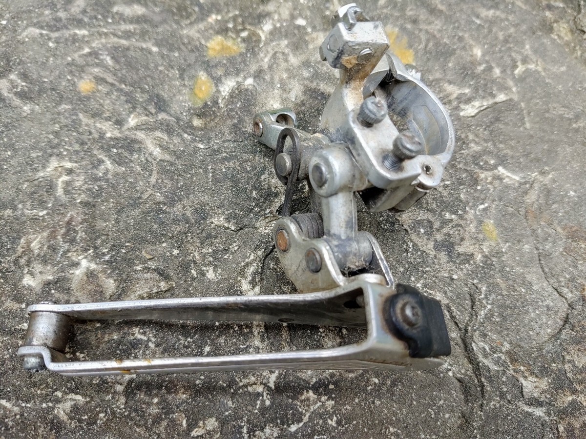 Dérailleur Avant Vintage Suntour VX - 28,6 Mm - Pince Double - Tirette Basse - 6V - Eroica