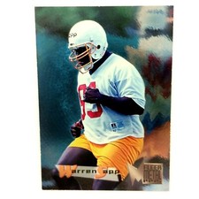 Warren Sapp 1995 Fleer Metal Rookie Card #191 NFL HOF Buccaneers . rookie card picture