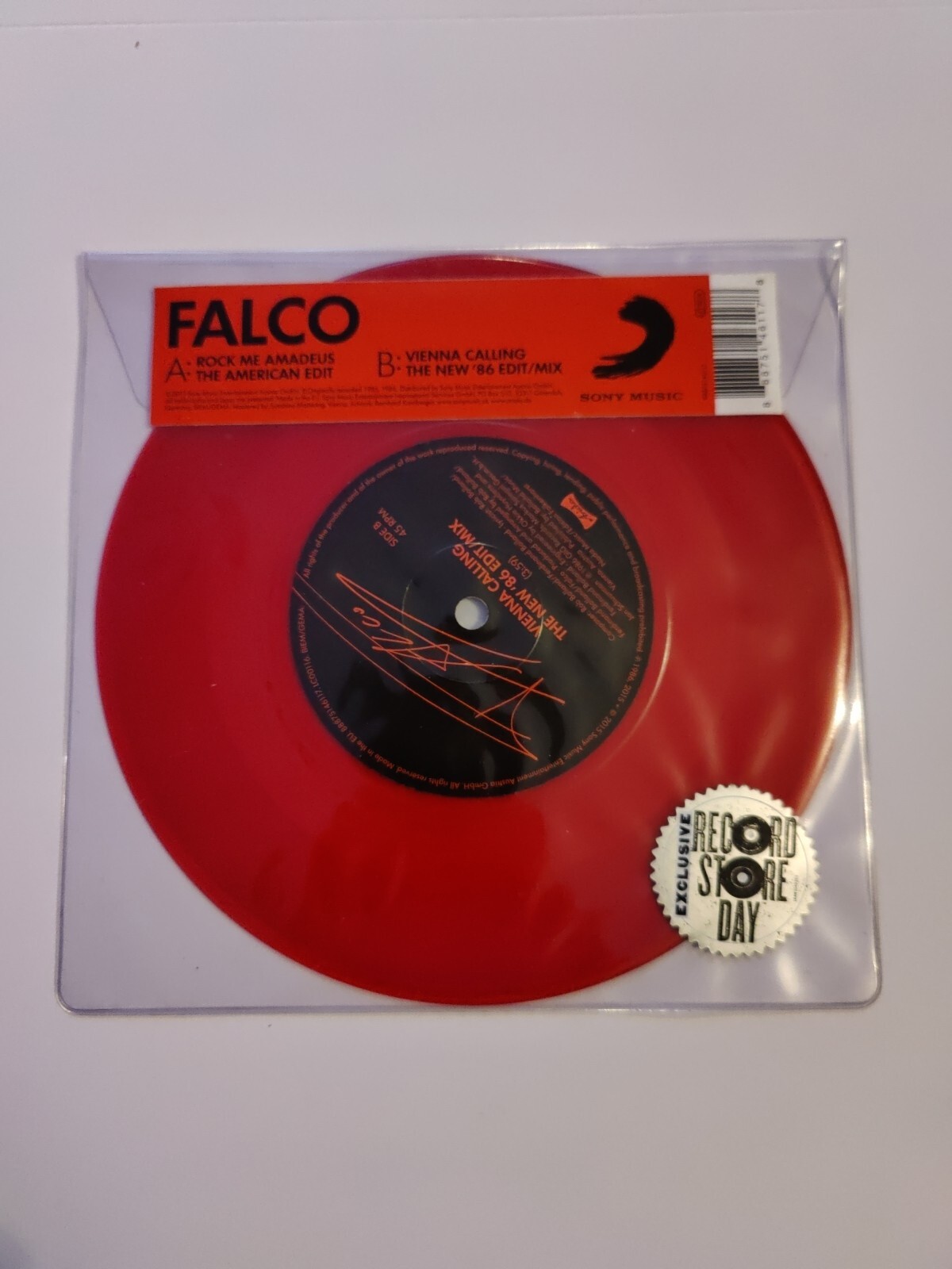 Falco Rock Me Amadeus The American Edit Vienna Calling The New '86 Edit RSD