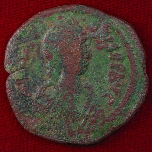 Ancient Byzantine Empire Coin JUSTIN I Bronze Large Follis Constantinople Mint - Picture 3 of 4