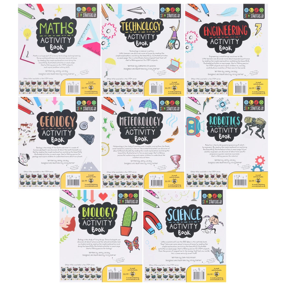 STEM Starters for Kids By Jenny Jacoby 8 Activity Books Set -Ages 7+ -Paperback - Image 3 of 4