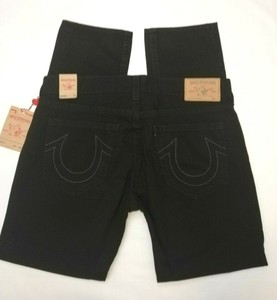 True Religion para hombre Skinny Jeans mozj 60BJ9 Negro Azabache Talla 38 W  asiento de la fila | eBay