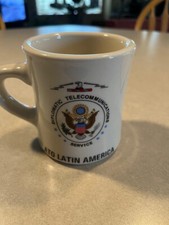 vintage coffee mug, made in the USA, 4 " tall, perfect condition, never used