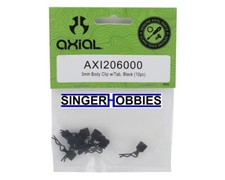 Axial AXI206000 SCX24 3mm Body Clip w/Tab 10 HH