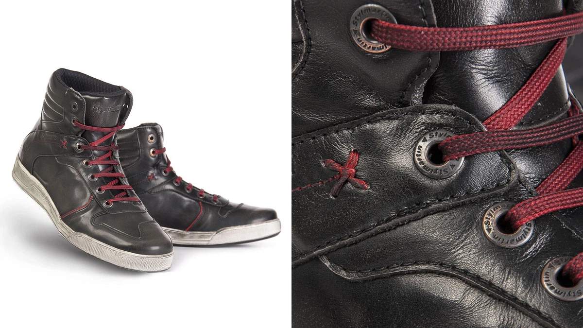 Stylmartin Iron Vintage Motorcycle Shoes Chucks Trainers