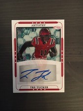 2023 Autographed Tre Tucker rookie Card Las Vegas Raiders Cincinnati Bearcats