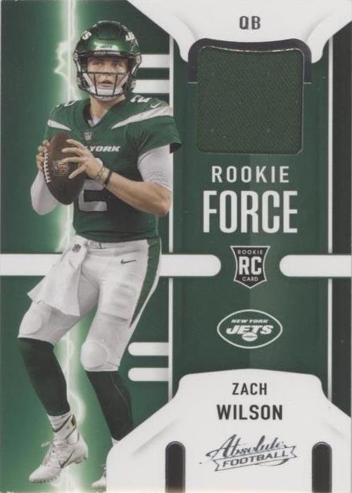 2021 Panini Absolute Zach Wilson #RF-ZWI - 1 of 2