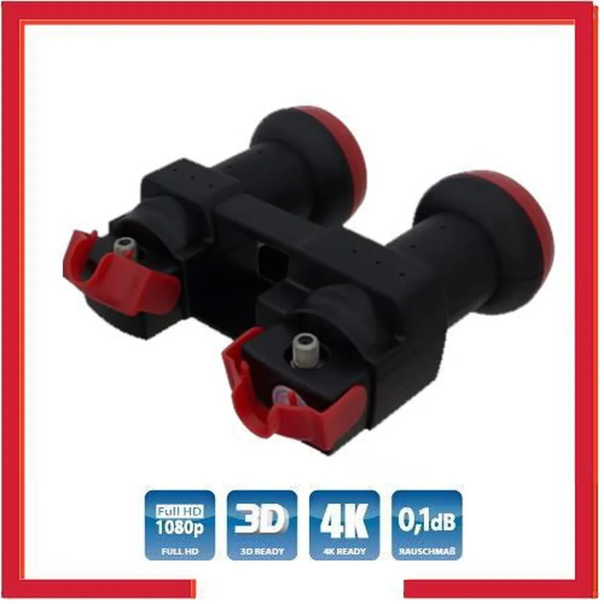 LNB Monobloc Single 4.3 degres pour reception Astra 19.2E et Hotbird 13E