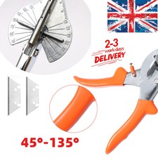 45°-135° Multi Angle Gasket Miter Shear Cutter Trunking Pipe Angle Shear UK