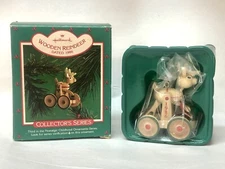 1986 *Nostalgic Childhood #3 - Wooden Reindeer* Hallmark Christmas Ornament/NIB!