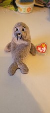 Ty Beanie Baby - SLIPPERY the Seal 7 Inch MWMTs Stuffed Animal Toy