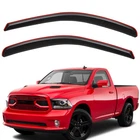 In-Channel Window Visor Sun Rain Guard for Dodge Ram 1500 2500 3500 Standard Cab